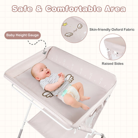 BABY JOY Foldable Baby Changing Table