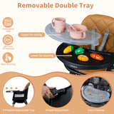 9-in-1 Convertible High Chair, Infants Booster Seat w/Harness and Waterproof Seat Cushion