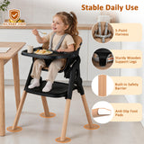 BABY JOY 7-in-1 Convertible Foldable Baby High Chair w/Adjustable Tray