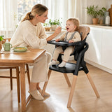 BABY JOY 7-in-1 Convertible Foldable Baby High Chair w/Adjustable Tray