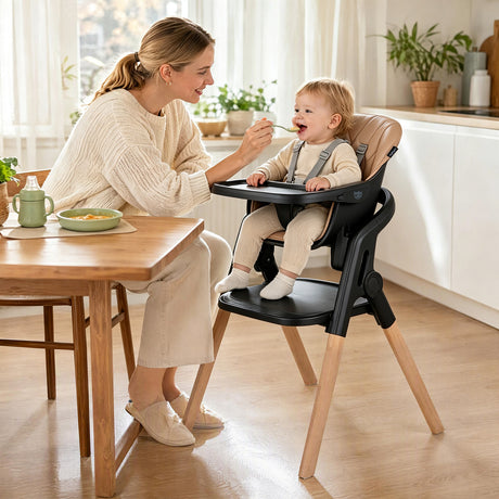 BABY JOY 7-in-1 Convertible Foldable Baby High Chair w/Adjustable Tray