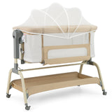 BABY JOY 4 in 1 Rocking Baby Bassinet, Newborn Infant Bedside Sleeper