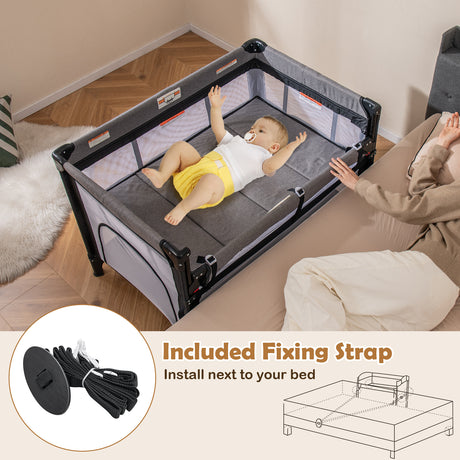BABY JOY 5-in-1 Baby Bassinet