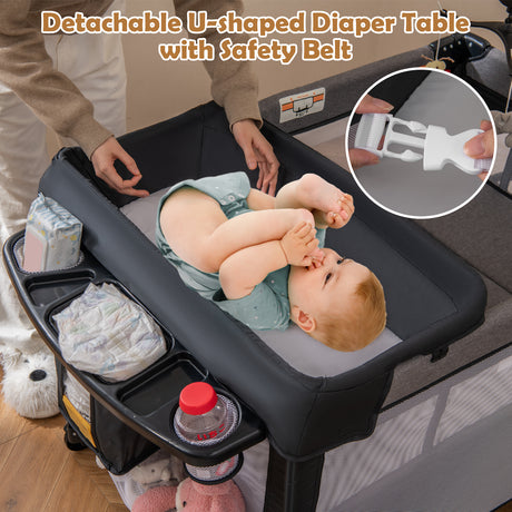 BABY JOY 5-in-1 Baby Bassinet