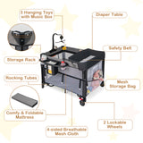 Multifunctional Baby Bassinet Bedside Sleeper, Baby Portacot