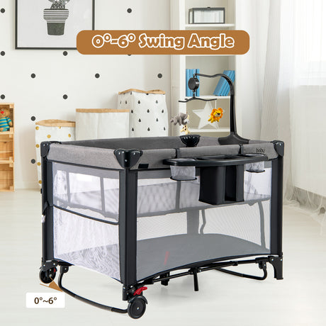 BABY JOY 5-in-1 Baby Bassinet
