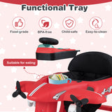 6-in-1 Baby Walker, Foldable Push Walker with Adjustable Height & Speed, Padded Seat