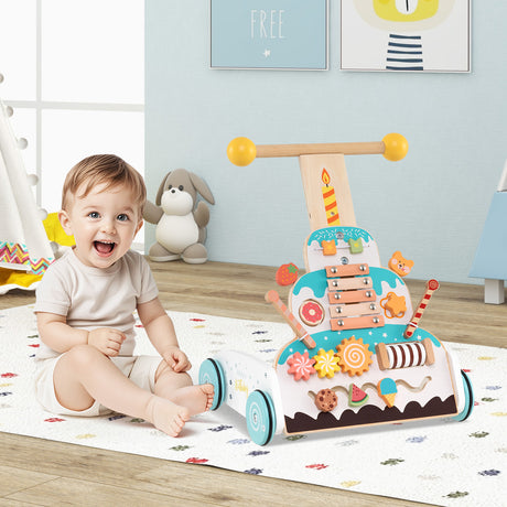 Baby Joy Montessori Wooden Baby Walker
