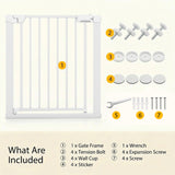 Pressure Mounted Auto-Close Door Gate for Indoor