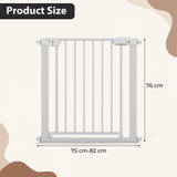 Pressure Mounted Auto-Close Door Gate for Indoor