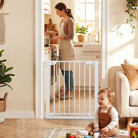 Pressure Mounted Auto-Close Door Gate for Indoor