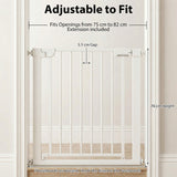 Pressure Mounted Auto-Close Door Gate for Indoor