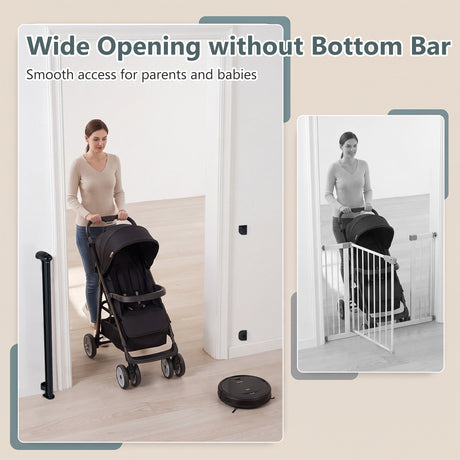 Baby Joy Retractable Safety Barrier for Babies and Dogs