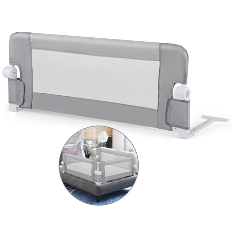 Foldable Bed Rail for Toddlers with Detachable Oxford Fabric Cover