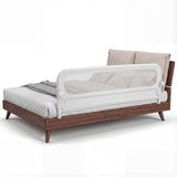 Foldable Bed Rail with Removable Oxford Fabric Cover and Robust U-shaped Base