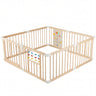 Wooden Adjustable Multi-Shape Baby Playpen for Infants and Toddlers