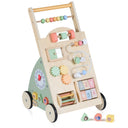 Babies Push Walker with Wheels and Storage Basket for Toddlers Girls Boys 1+ Years Old