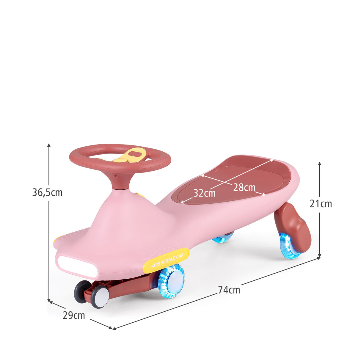 Twist Turn Ride On Toy for Indoor Outdoor Play