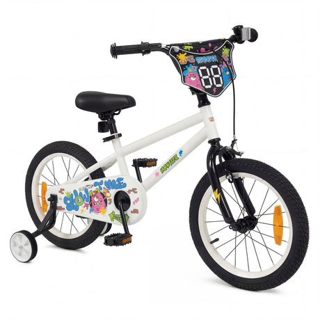 Children Bicycle with Handbrake and Height-Adjustable Seat for Boys and Girls