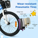 Children Training Bicycle with Handbrake and Coaster Brake