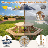 Children Activity Table with Chairs Picnic Table for Backyard Deck