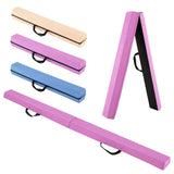 2.1M Folding Balance Beam with Carry Handle and Foam Padding