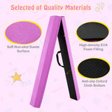 2.1M Folding Balance Beam with Carry Handle and Foam Padding