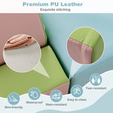 10-Piece Foam Climbing Toys for Toddlers, Soft Foam PU Leather Building Blocks for Kids 1-3 Years Old
