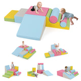 7 Pcs Foam Building Blocks Set for Kids, Creative Learning Toy Set for Toddlers