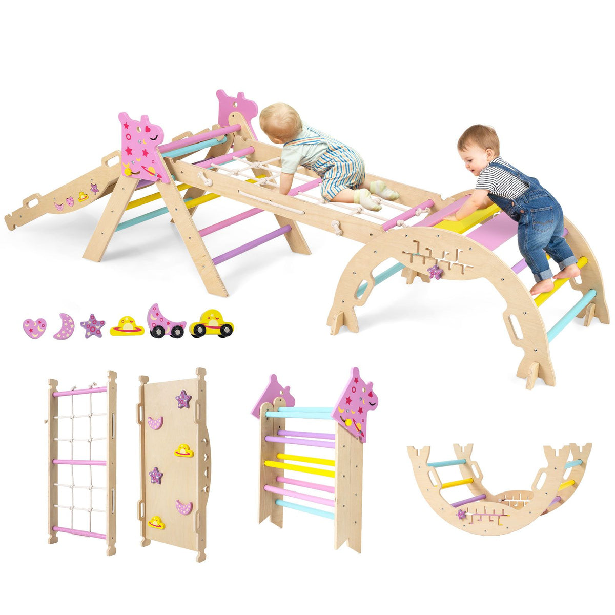 Toy Rope Baby 9-in-1 Foldable Baby Climbing Toys with Climbing Rope Ladder – Babyjoy