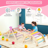 9-in-1 Foldable Baby Climbing Toys with Climbing Rope Ladder