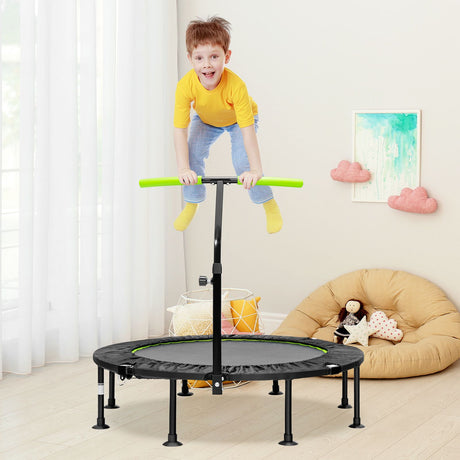 Foldable Mini Trampoline, Indoor Exercise Trampoline