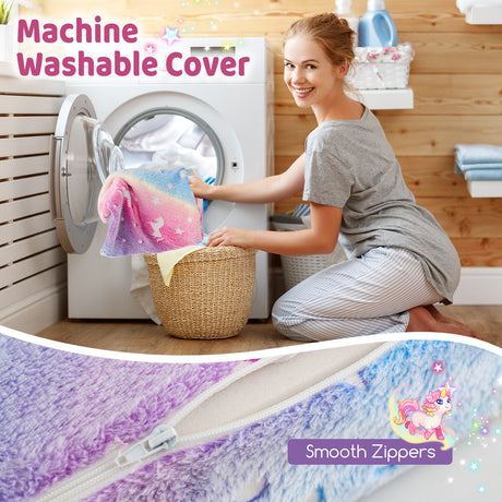 HONEY JOY Glow in The Dark Kids Folding Sofa Bed Floor Mattress