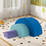 Rainbow Arc Climber Playset, Foam Climbing Blocks for Playroom