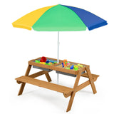 HONEY JOY 3-in-1 Kids Picnic Table Set