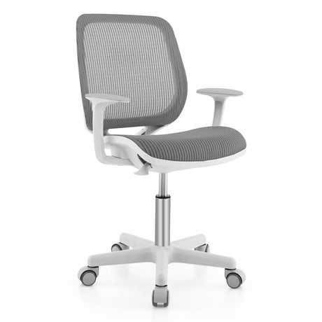 Ergonomic Children Study Computer Chair, Mesh Swivel Task Student Chair 6-15 Years for Home School Office