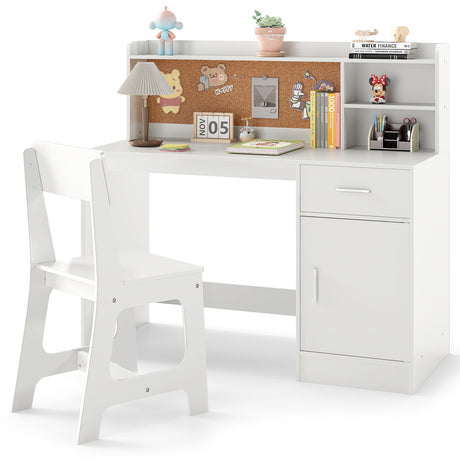 Kids Study Desk and Chair Set