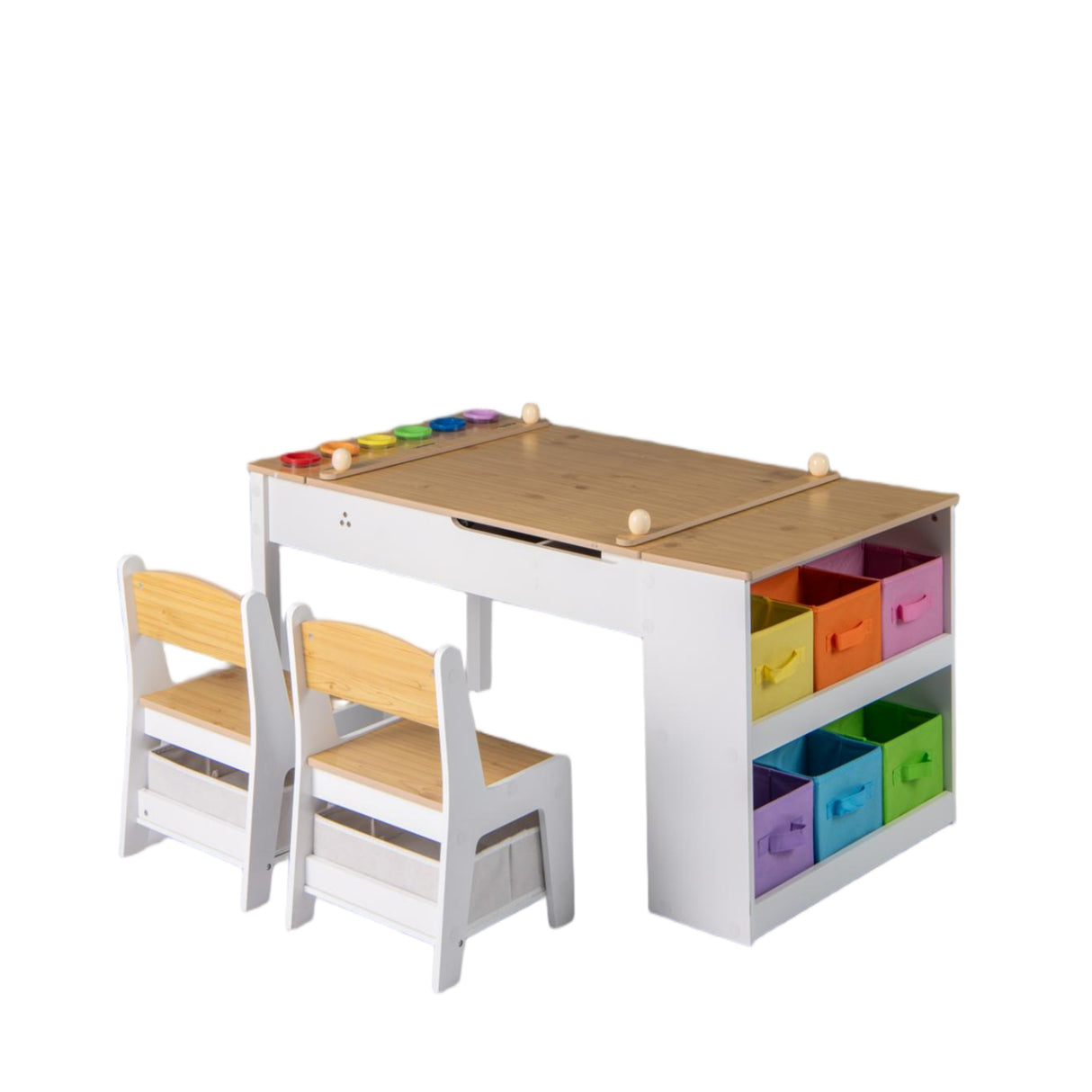 Multi-functional Kids Art Easel Table & Chair Set