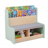 Kids Reading Nook with Bench, Toddler Toy Storage Organizer