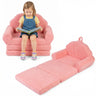 2-in-1 Kids Flip Out Sofa with Soft Fabric Cover for Playroom
