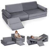 10-Piece Climb and Crawl Foam Playset Modular Kids Play Couch