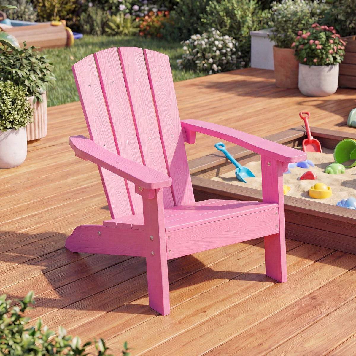 Kids Adirondack Chair for Ages 3-8 Children Boys Girls