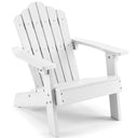 Kids Adirondack Chair with Tilted Backrest and Wide Armrests for Ages 3-7