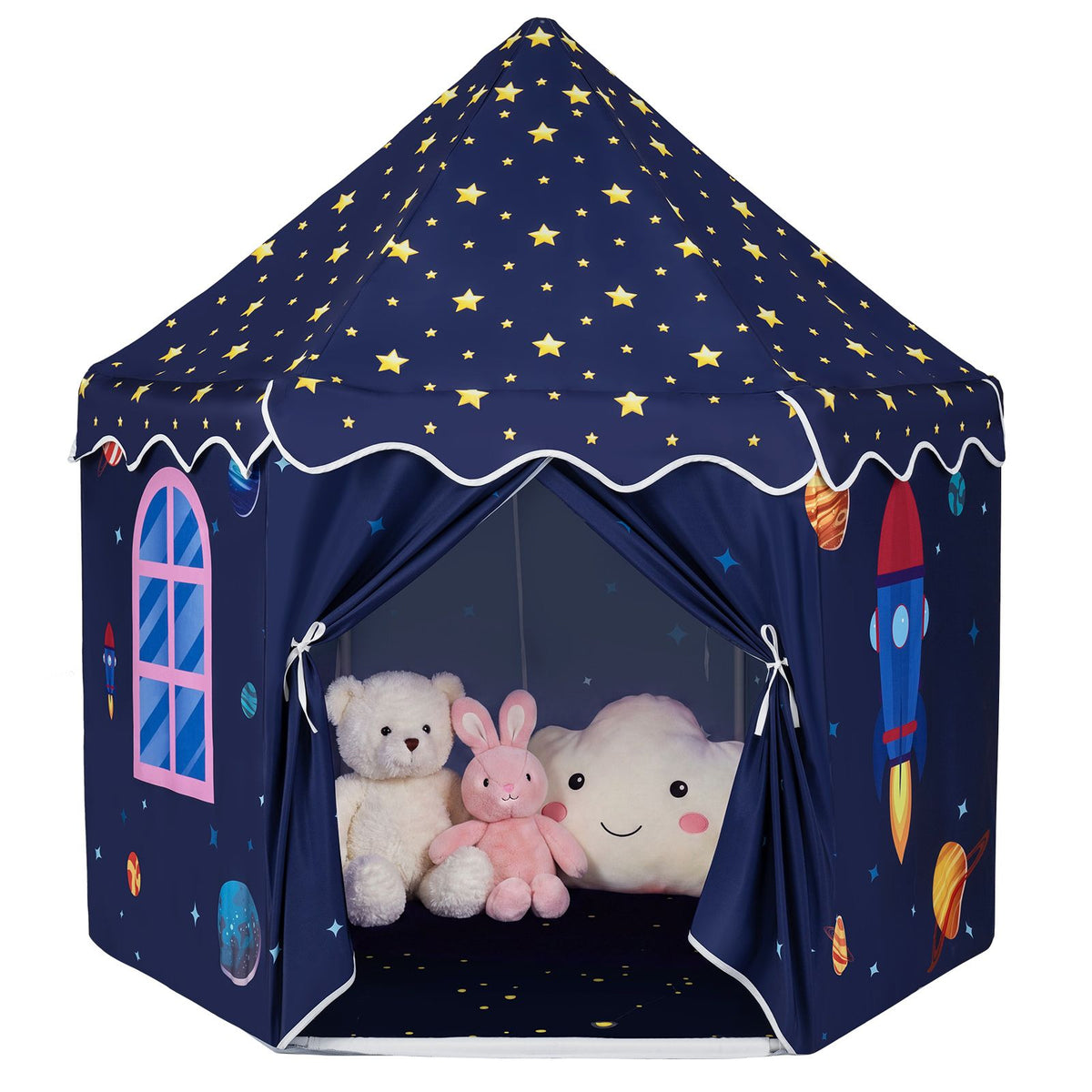 Kids Play House Design with Dancing Mat Light Up Gift for Indoor Outdoor Fun for Ages 3-12