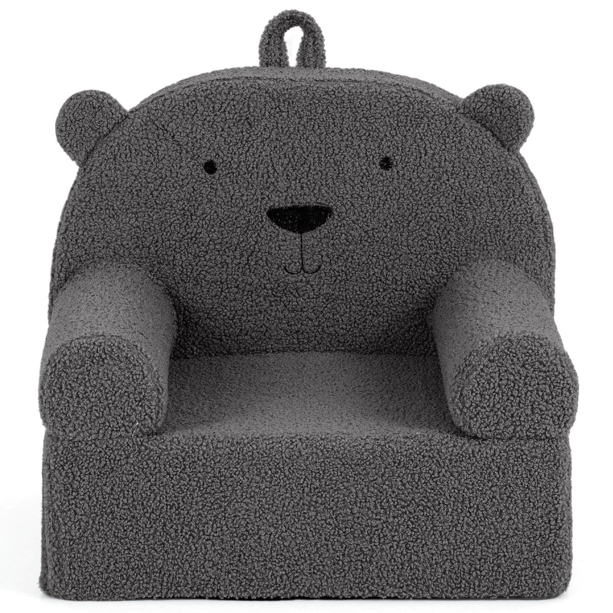 Kids Bear Sofa with Soft Fleece Fabric Cover for Playroom