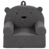 Kids Bear Sofa with Soft Fleece Fabric Cover for Playroom