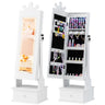 Kids Jewelry Cabinet with 2 Tilt Angles and 4 Sensor Lights