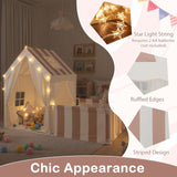 2-in-1 Kids Play Tent with Playpen and Washable Cotton Mat