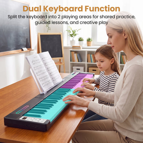 Magnetic Detachable Digital Piano Keyboard 88 Keys with Wireless MIDI