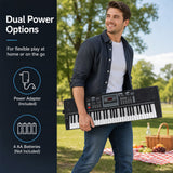 61 Key Keyboard Piano for Beginners w/ Stand, Stool, Lighted Keys